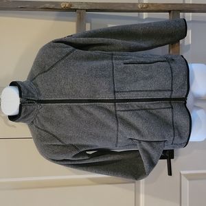 Burton fleece, boys youth sz XL, grey with black detail